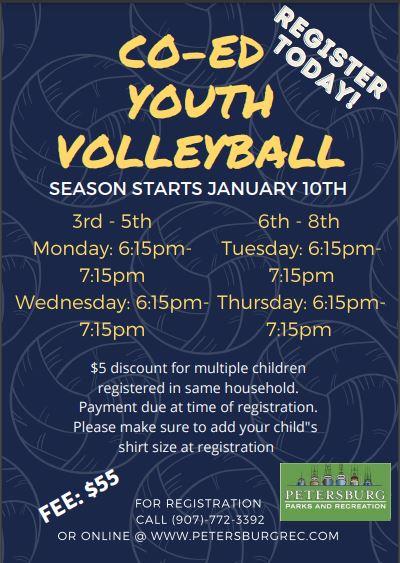 Youth Volleyball Flyer 2022